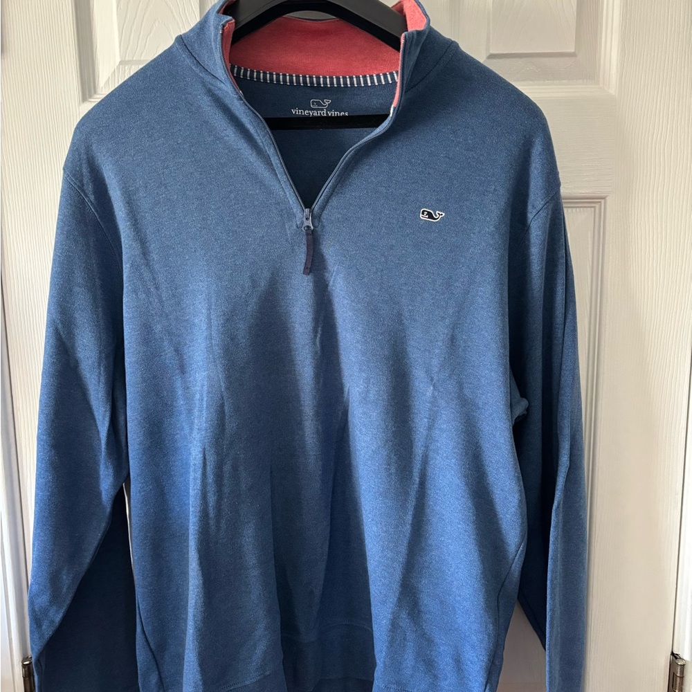Vineyard Vines Men's Saltwater Quarter Zip Large
